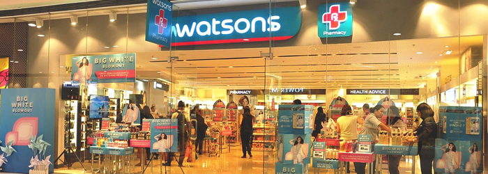 Watsons (several branches)